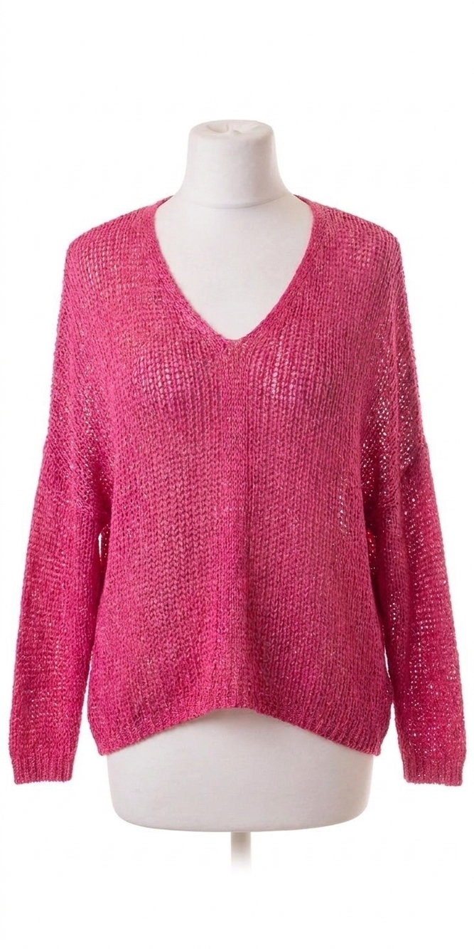 NEW GIGI MODA avola sweater in hot pink